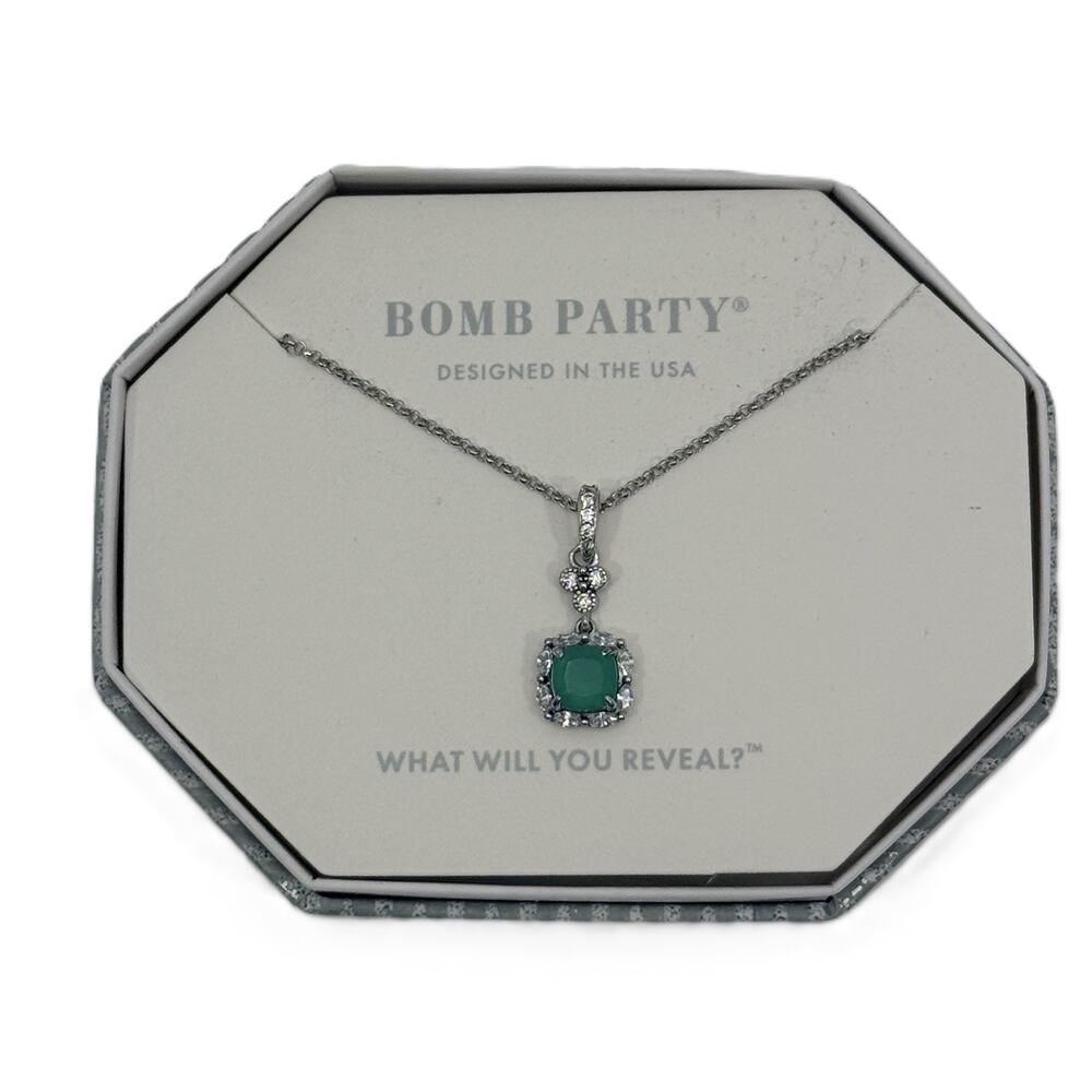 Bomb Party RBP4546 The Sterling Club Fluorite Fused with Genuine Quartz Stone